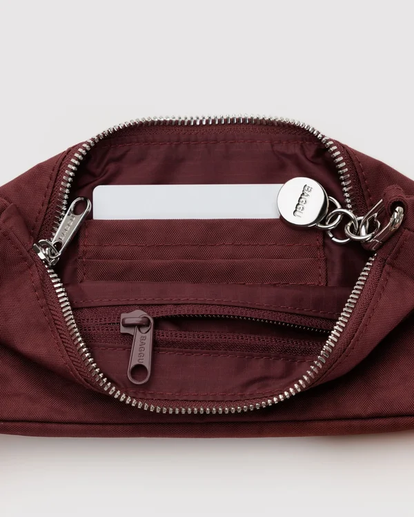 Nylon Pochette - Sale - Mahogany