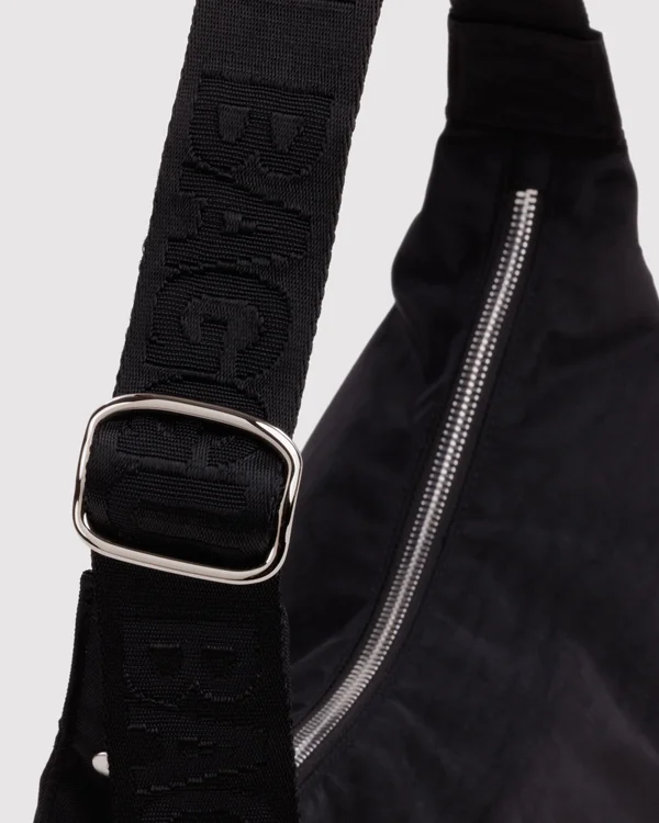Medium Nylon Crescent Bag - Studs