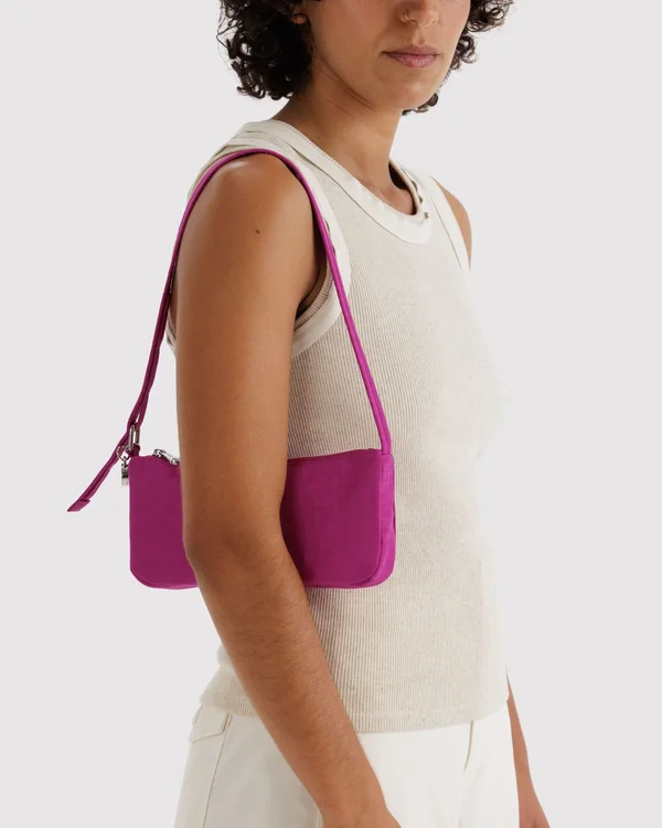 Nylon Pochette - Sale - Deep Fuchsia