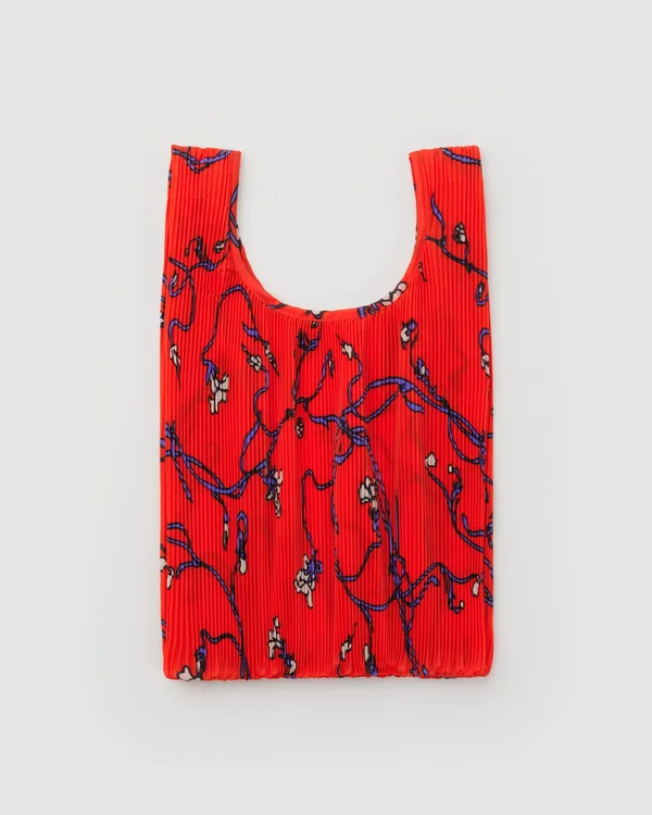 Pleated Baggu - Red Snapdragon - Size: OS