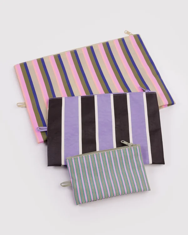Go Pouch Set - Candy Shop Stripes - Size: OS