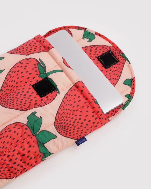 Puffy Laptop Sleeve 13"/14" - Strawberry