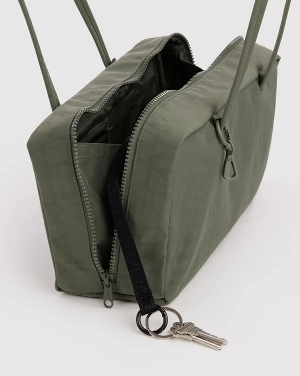 Nylon Bowler Bag - Caper - Size: OS