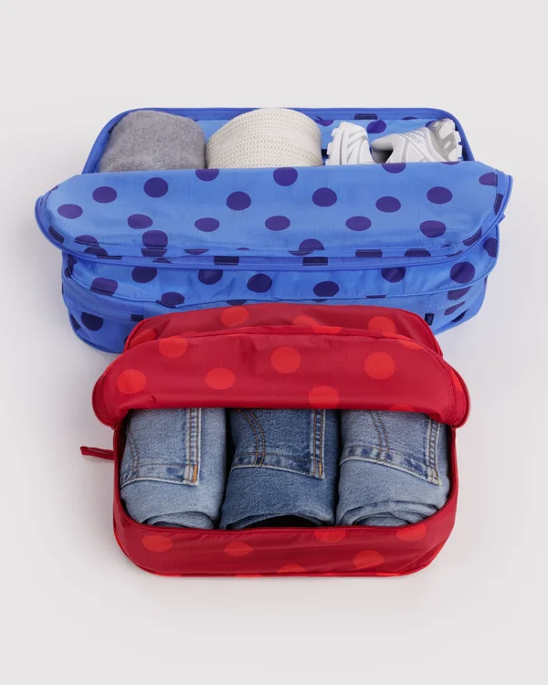 Large Packing Cube Set - Polka Dot Mix - Size: OS