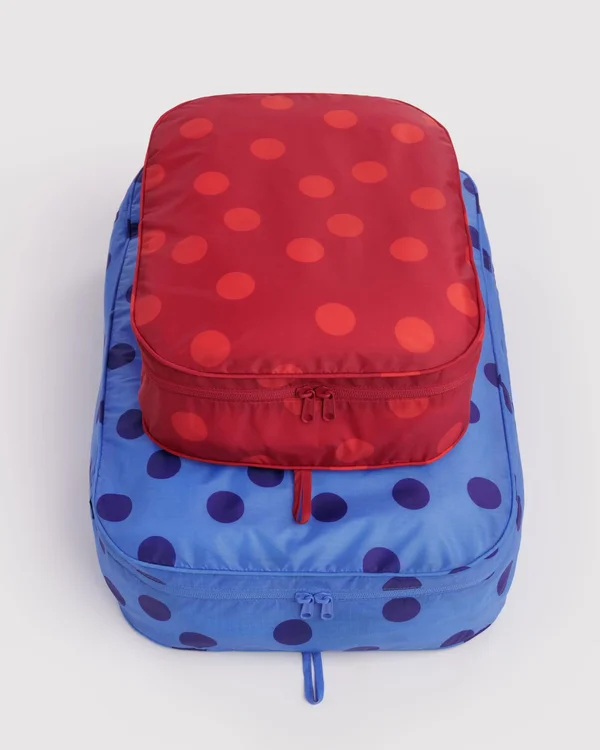 Large Packing Cube Set - Polka Dot Mix - Size: OS