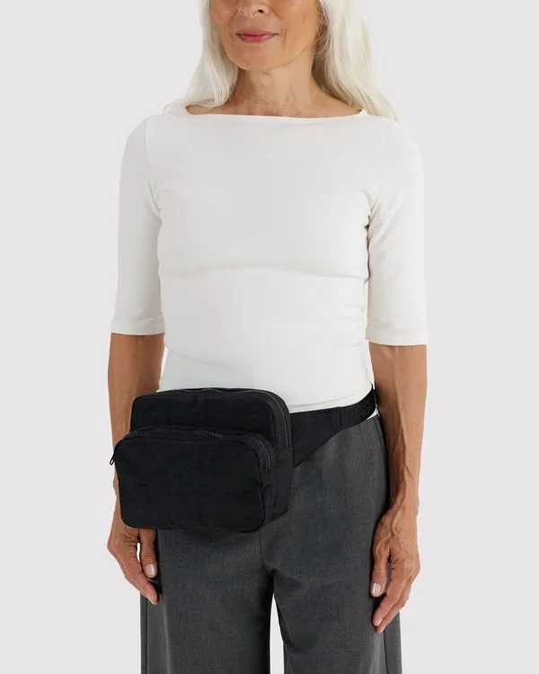 Fanny Pack - Black - Material: heavyweight-nylon