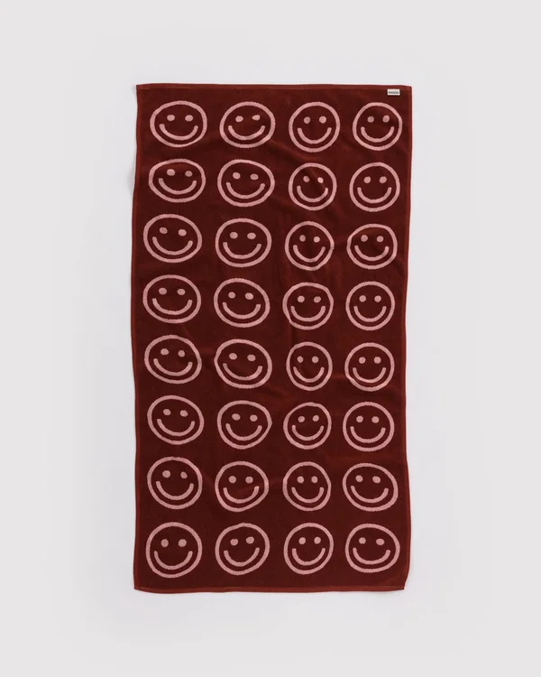 Bath Towel - Blush Happy - Material: organic-cotton