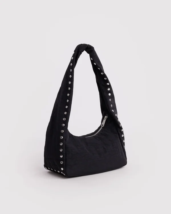 Small Nylon Meringue Bag - Studs