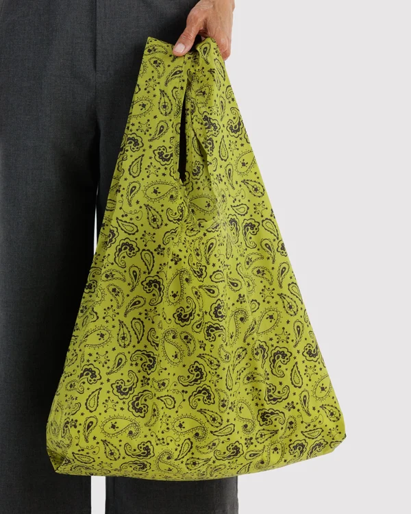 Standard Baggu - Chartreuse Paisley - Size: OS