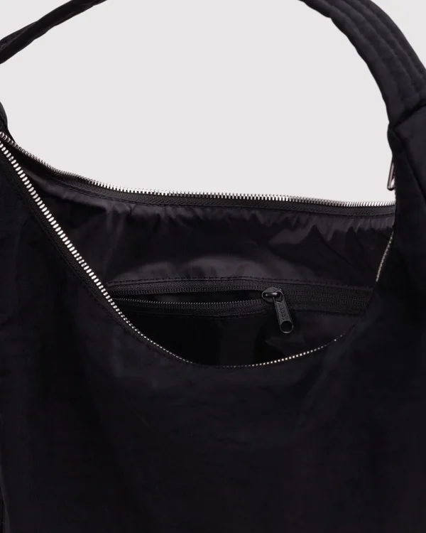 Nylon Shoulder Bag - Studs