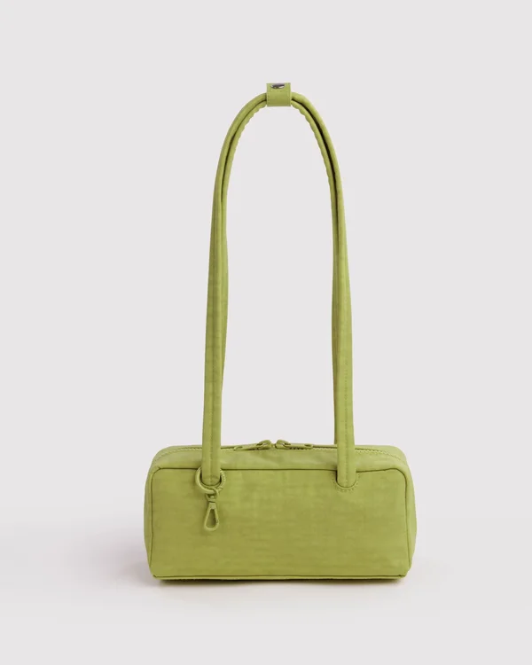 Small Nylon Bowler Bag - Chartreuse - Size: OS