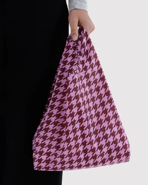Baby Baggu - Pink Houndstooth - Size: OS