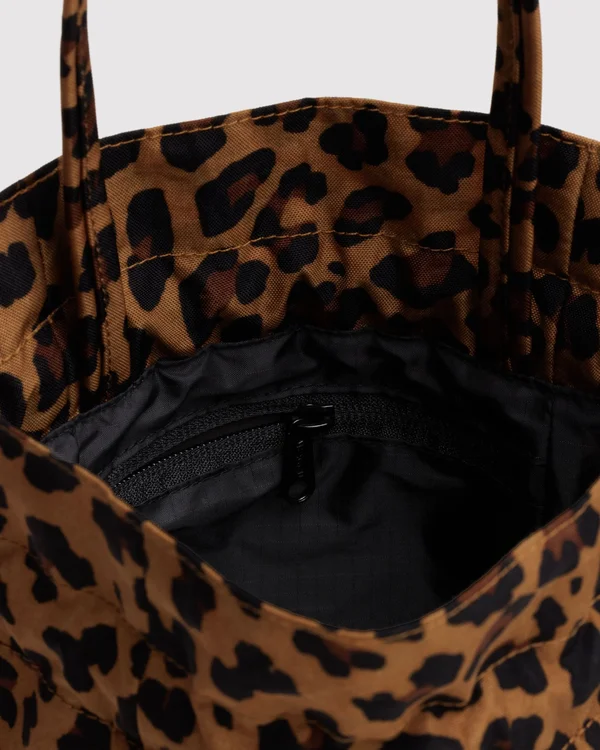 Nylon Drawstring Bag - Leopard