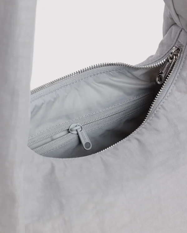 Small Nylon Meringue Bag - Fog - Size: OS