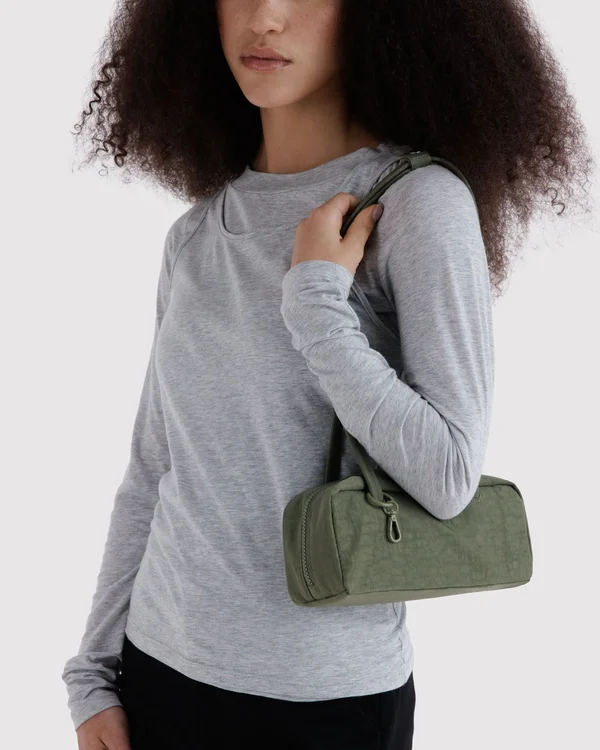 Small Nylon Bowler Bag - Caper - Material: heavyweight-nylon